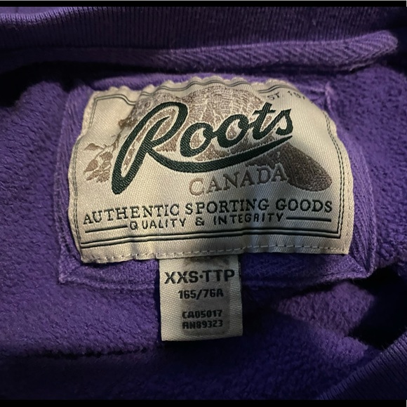 ROOTS PURPLE PULLOVER SWEATER - Picture 8 of 8